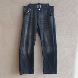 Customized Skol Black Stretchy Jeans with Classic Style